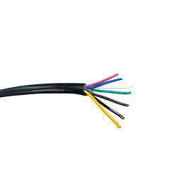 Cablu electric blyss 1m cupru multifilar 7 fire - Cablu electric  cupru multifilar marca Blyss lungime 1m diametru exterior cablaj 10mm diametru fire 0.75mm diametru fir masa 1mm diametru exterior cablaj 10mm 7fire