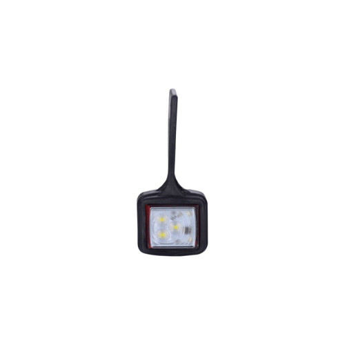 Lampa gabarit led alb/ rosu marca horpol - Lampa gabarit  patrata fara suport de fixare 12V / 24V LED lumina alb / rosu flash simplu coeficient impermeabilitate IP68 0.2m cablu inclus