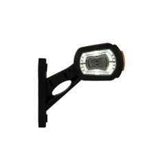Lampa gabarit led alba, rosie, galbena cu suport de fixare marca horpol - Lampa gabarit  dreptunghiulara cu suport de fixare 12V / 24V LED lumina alba, rosie, galbena flash simplu coeficient impermeabilitate IP68 da, 0.5m cablu inclus