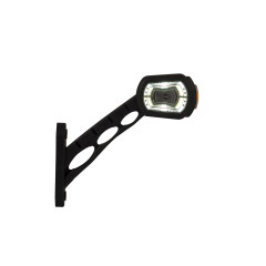 Lampa gabarit led alba, rosie, galbena cu suport de fixare marca horpol - Lampa gabarit  dreptunghiulara cu suport de fixare 12V / 24V LED lumina alba, rosie, galbena flash simplu coeficient impermeabilitate IP68 da, 0.5m cablu inclus