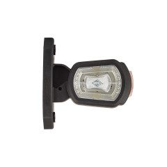 Lampa gabarit led alba, rosie, galbena cu suport de fixare marca horpol - Lampa gabarit  dreptunghiulara cu suport de fixare 12V / 24V LED lumina alba, rosie, galbena flash simplu coeficient impermeabilitate IP68 da, 0.3m cablu inclus