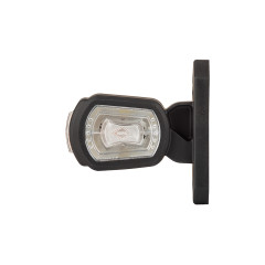 Lampa gabarit led alba, rosie, galbena cu suport de fixare marca horpol - Lampa gabarit  dreptunghiulara cu suport de fixare 12V / 24V LED lumina alba, rosie, galbena flash simplu coeficient impermeabilitate IP68 da, 0.3m cablu inclus