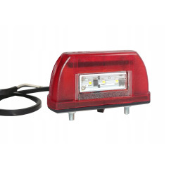 Lampa iluminare numar inmatriculare 0.5m cu led 95x30x47mm marcahorpol - Lampa numar dreptunghiulara 12V / 24V LED cu iluminare numar 95x30x47mm IP68 0.5m cablu inclus