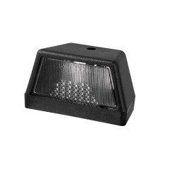 Lampa iluminare numar inmatriculare cu bec incandescent 98x52x55mm marcapromot - Lampa numar dreptunghiulara 12V / 24V bec incandescent cu iluminare numar 98x52x55mm