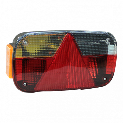 Lampa spate cu 7 functii bec incandescent 244x138x60mm aspock - Lampa spate  cu bec incandescent dreptunghiulara cu 7 functii, dimensiuni 244x138x60 mm