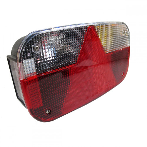 Lampa spate cu 5 functii bec incandescent 244x138x60mm aspock - Lampa spate  cu bec incandescent dreptunghiulara cu 5 functii, dimensiuni 244x138x60 mm