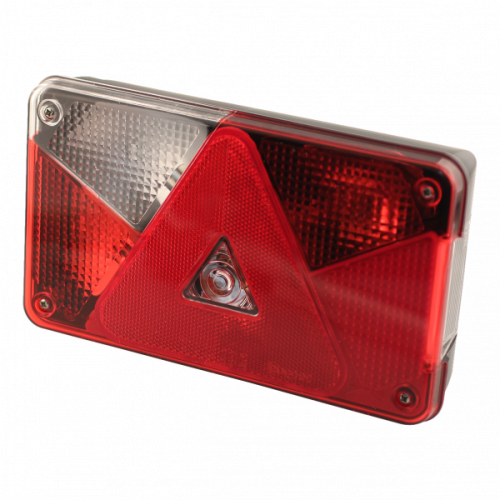 Lampa spate cu 7 functii bec incandescent 238x140x55mm aspock - Lampa spate  cu bec incandescent dreptunghiulara cu 7 functii, dimensiuni 238x140x55 mm