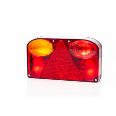 Lampa spate cu 6 functii bec incandescent 238x138x55mm fristom - Lampa spate  cu bec incandescent dreptunghiulara cu 6 functii, dimensiuni 238x138x55 mm