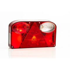 Lampa spate cu 7 functii bec incandescent 238x138x55mm fristom - Lampa spate  cu bec incandescent dreptunghiulara cu 7 functii, dimensiuni 238x138x55 mm