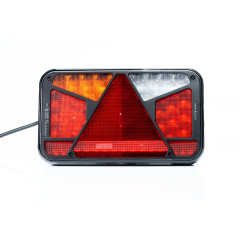 Lampa spate cu 6 functii led 240x140x53.5mm fristom - Lampa spate  cu LED dreptunghiulara cu 6 functii, dimensiuni 240x140x53.5 mm