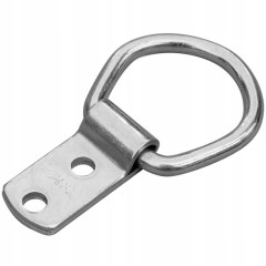 Ochet ancorare podea 50x51x11mm knott sarcina 250kg cu fixare in 2 suruburi - Ochet ancorare podea Knott Otel zincat galvanic dimensiuni 50x51.5x11mm sarcina max. 250kg diametrul gaurii de prindere 6mm fixare 2 suruburi