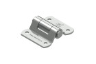 Placă pentru închizătoare obloane SPP ZW-02.40 | 73x61mm | oțel zincat | alezaj 20.5mm | distanță 44mm