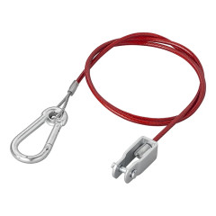 Cablu de siguranta 1100mm sarcina 2700kg carpoint - Cablu maneta frana de mana L=1100mm  marca Carpoint Otel galvanizat lungime 1100mm rezistenta 2700