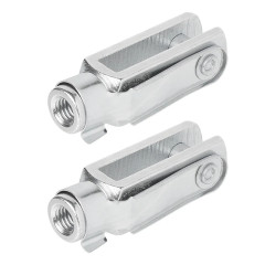 Cap furca tractiune 58mm filet - Cap furca tractiune  M8 58mm set de 2 bucati