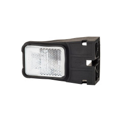 Lampa gabarit led alba cu suport de fixare marca horpol - Lampa gabarit  dreptunghiulara cu suport de fixare 12V / 24V LED lumina alba  coeficient impermeabilitate IP68 cablu inclus