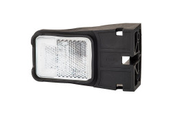 Horpol LD 2732 Lampa gabarit dreptunghiulara cu suport de fixare 12V / 24V LED lumina alba coeficient impermeabilitate IP68 cablu inclus
