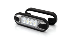 Horpol LD 3210 Lampa gabarit  dreptunghiulara cu suport de fixare 12V / 24V LED lumina alba impermeabilitate IP68 cablu inclus