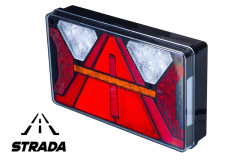 Horpol LZD 2821 Lampa spate  cu LED spate cu 6 functii, dimensiuni 238x140 mm