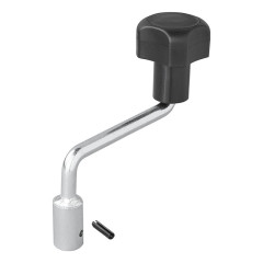 Maner pentru roata de manevra 48mm diametru ax 12mm lungime 110mm -
