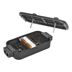 Cutie plastic cu conexiuni 8x4poli 126x75x32mm proplus - 