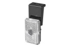 Lampa de pozitie fata alba cu bec suport de fixare 110x45x51mm Lampa de pozitie fata alba cu bec suport de fixare 110x45x51mm