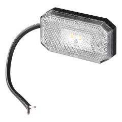 Lampa gabarit led 82x44x15mm alba cu suport de fixare marca proplus - 