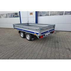 Remorca usoara 260x138x35 cm 493 kg, in 2 axe blyss - remorca usoara 750 kg
  in 2 axe cu sarcina utila de 475 kg
 si dimensiuni utile de 254x160x38cm