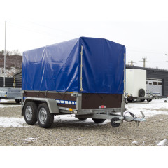 Inchirieri 250x130x50 cm 504 kg, in 2 axe blyss - Inchiriere remorca 750 kg  in 2 axe cu sarcina utila de 504 kg si dimensiuni utile de 250x130x50cm