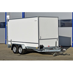 Remorca carosata 358x146x180 cm 1300 kg, in 2 axe blyss - remorca carosata 2000 kg
  in 2 axe cu sarcina utila de 1300 kg
 si dimensiuni utile de 358x146x180cm