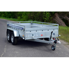 Remorca pentru marfa 300x150x45 cm 2250 kg, in 2 axe blyss - remorca pentru marfa 2700 kg
  in 2 axe cu sarcina utila de 2250 kg
 si dimensiuni utile de 300x150x45cm