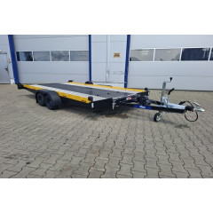 Blyss monza 2745 alu deluxe - platforma auto 2700 kg
  in 2 axe cu sarcina utila de 2091 kg
 si dimensiuni utile de 450x200cm